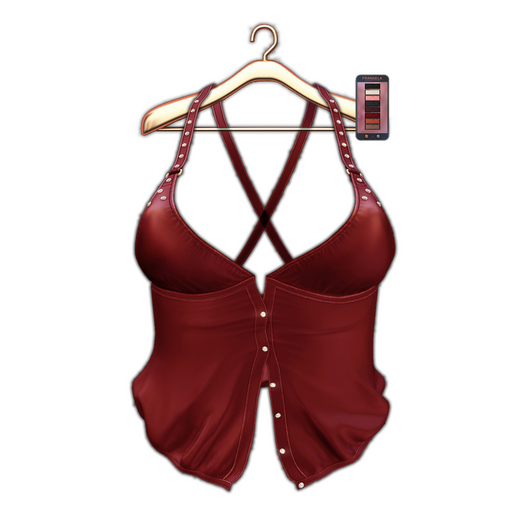 FRANSELA: "Clariss" Top Red