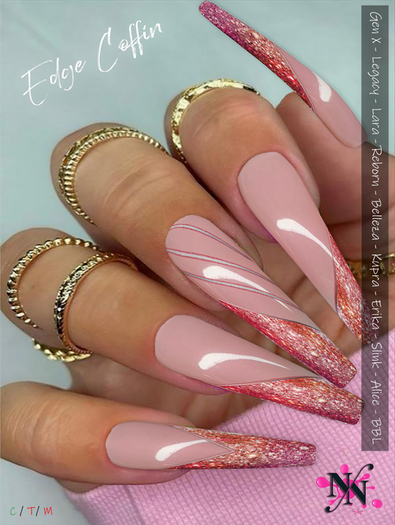 ::NN:: Edge Coffin Nails 