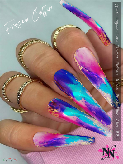::NN:: Fresco Coffin Nails  