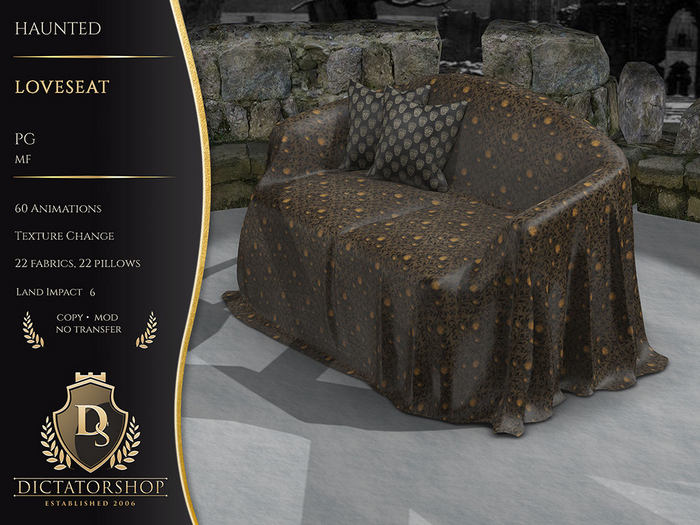 [Ds] HAUNTED Loveseat PG