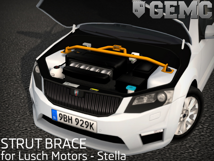 Strut brace for Lusch Motors - Stella
