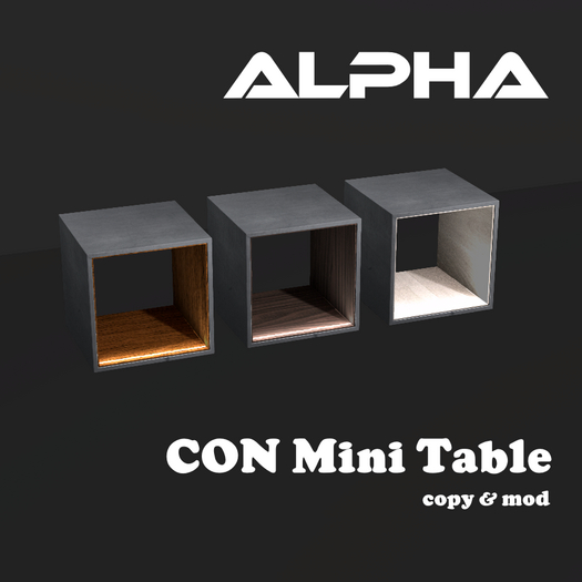 [ALPHA] CON Mini Table (add me)