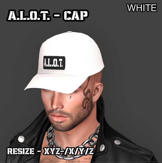A.L.O.T. CAP WHITE