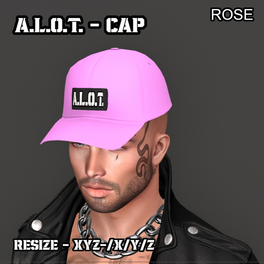 A.L.O.T. CAP ROSE