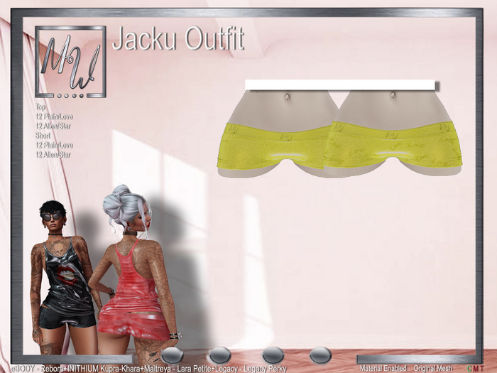 MW - Jacku Short - Star-Alien Yellow - (Add me)