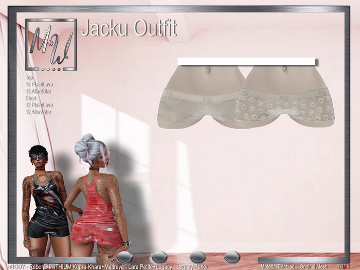 MW - Jacku Short - Star-Alien White - (Add me)