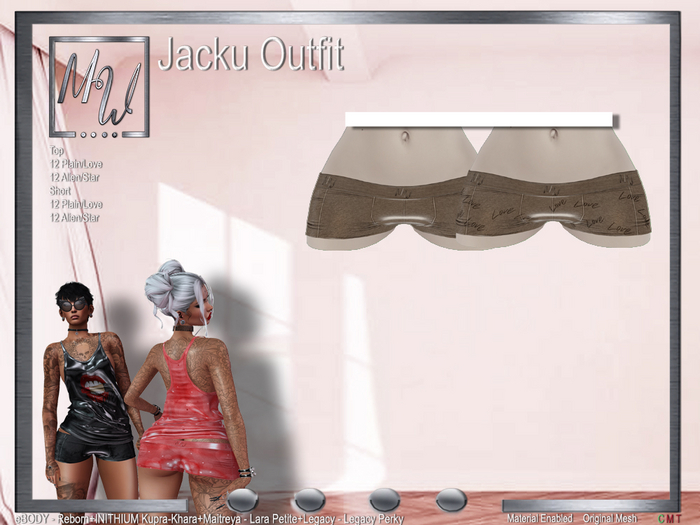 MW - Jacku Short - Plain-Love Brown - (Add me)
