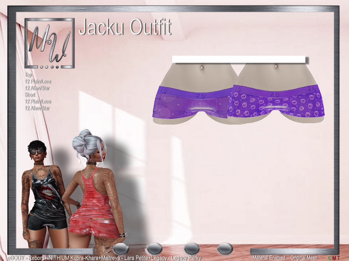 MW - Jacku Short - Star-Alien Purple - (Add me)