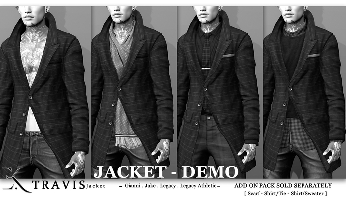 E.K - Travis - Jacket - DEMO {ADD - ME }