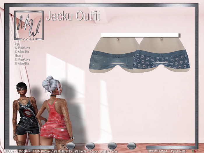 MW - Jacku Short - Star-Alien Blue - (Add me)