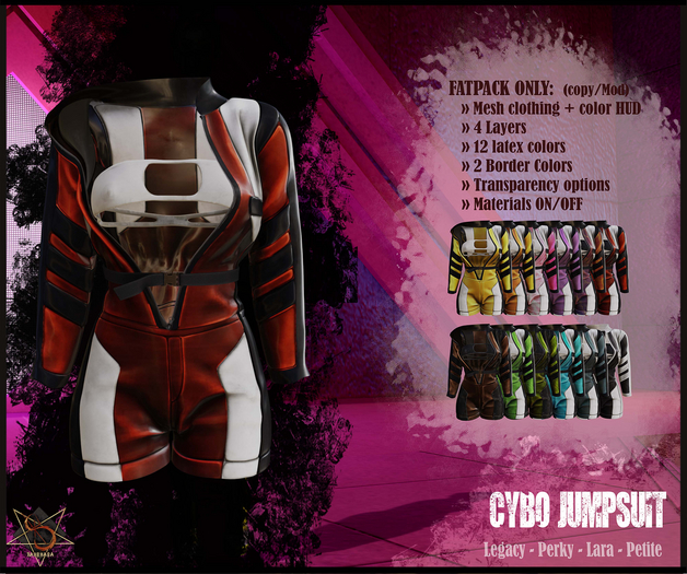 //RKS// Jumpsuit Cybo - Red