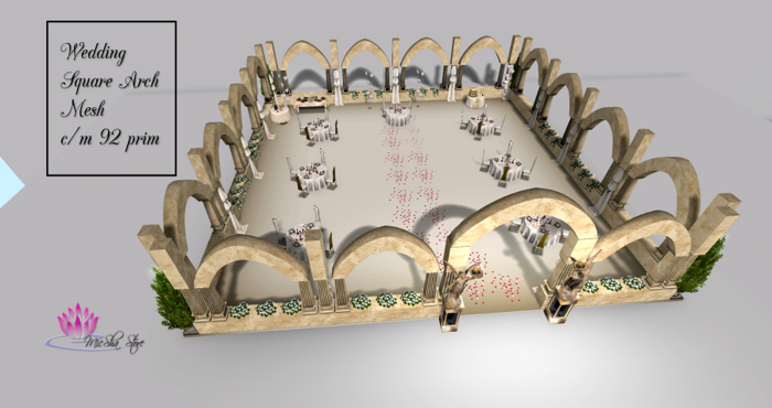 MICSHA-WEDDING SQUARE ARCH