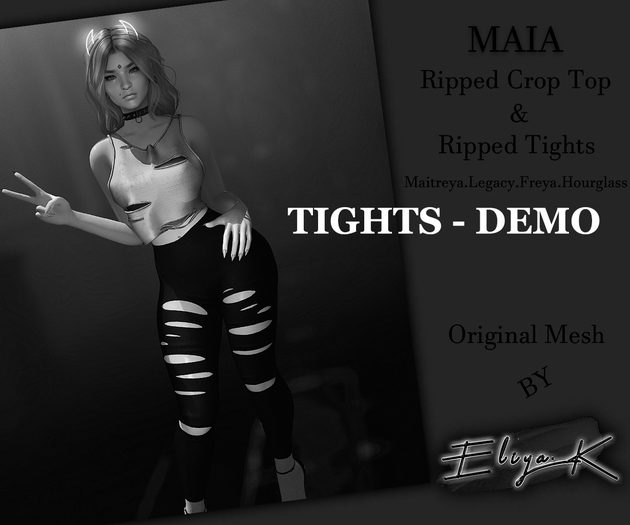 Eliya.K - Maia Ripped Tights - DEMO