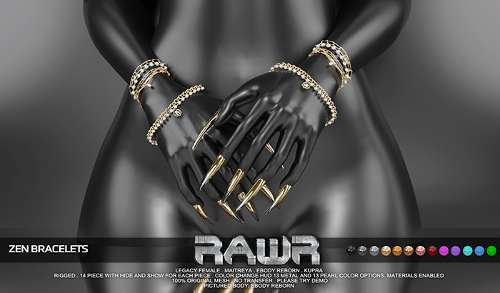 RAWR! Zen Bracelets (add me)