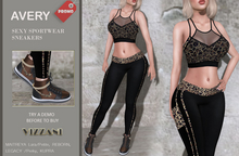 SEXY OUTFIT MESH  MOD. AVERY SPORTWEAR - CREATED BY VIZZANI.