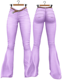 RIOT / Lorelei Flare Jeans - Pastel6 Purple