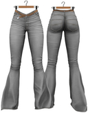 RIOT / Lorelei Flare Jeans - Grey
