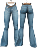 RIOT / Lorelei Flare Jeans - Blue56
