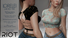 RIOT / Lorelei Laced Tee - Fatpack