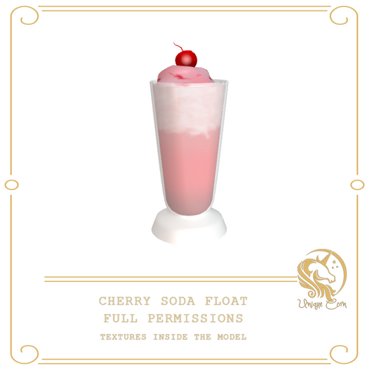 Full Perm Cherry Soda Float