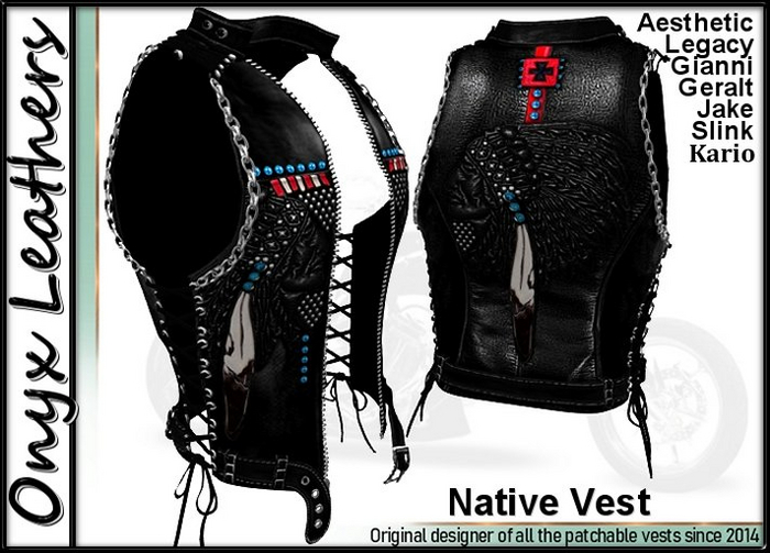 Native Chief Vest - All sizes