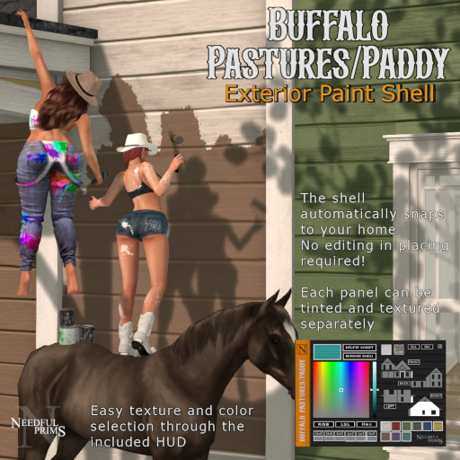 Buffalo Pastures - Paddy Exterior Paint Shell (BOXED)