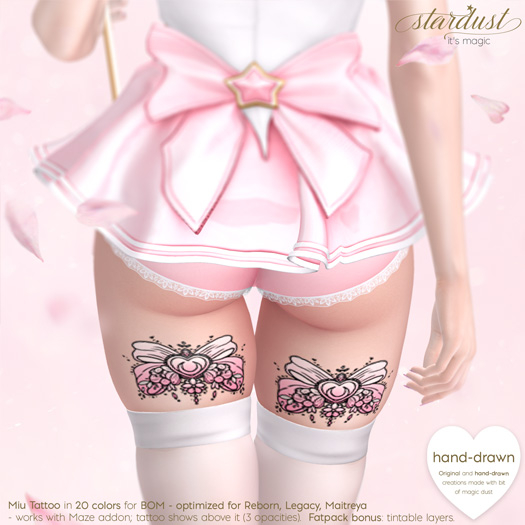 Stardust - Miu - FATPACK Tattoo