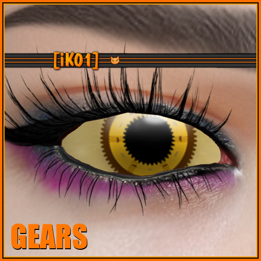 [ik01] Cyborg Eye GEARS fatpack of 12 Mesh + BoM