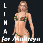 Lina Bikini Tropical Mix flowers Maitreya