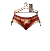 FRANSELA: "Aileen" Shorts Red
