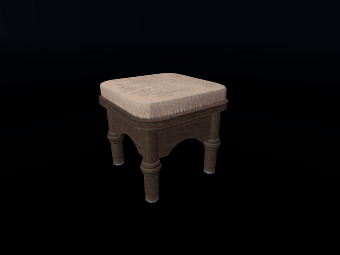 Full Perm "Antique Stool"