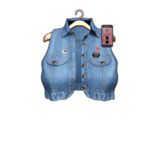 FRANSELA: "Panam" Jacket Blue