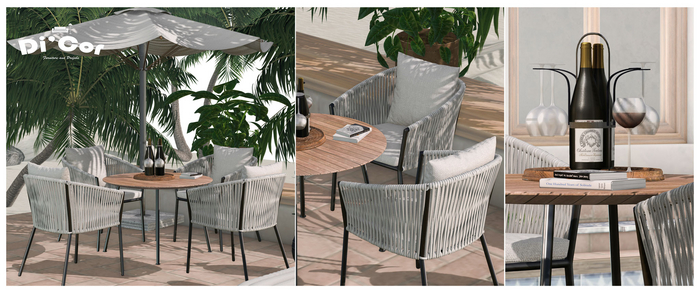 Di'Cor Shawna Patio Dining Set