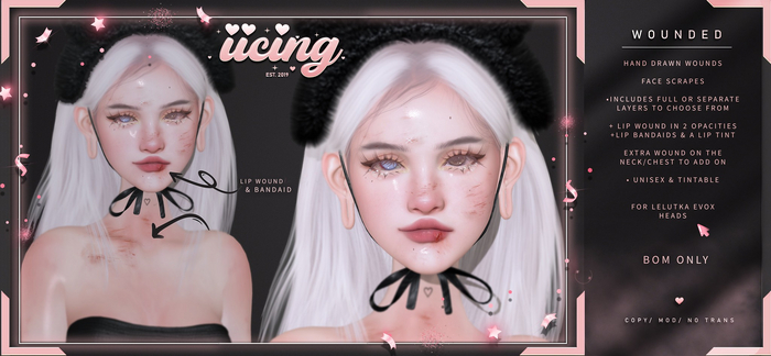 . i i c i n g . // wounded