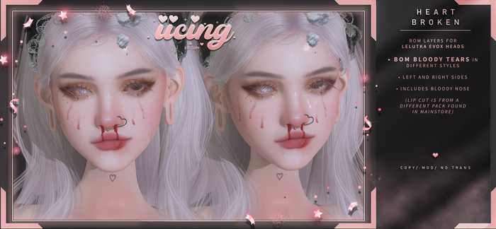 . i i c i n g . // heart broken♡