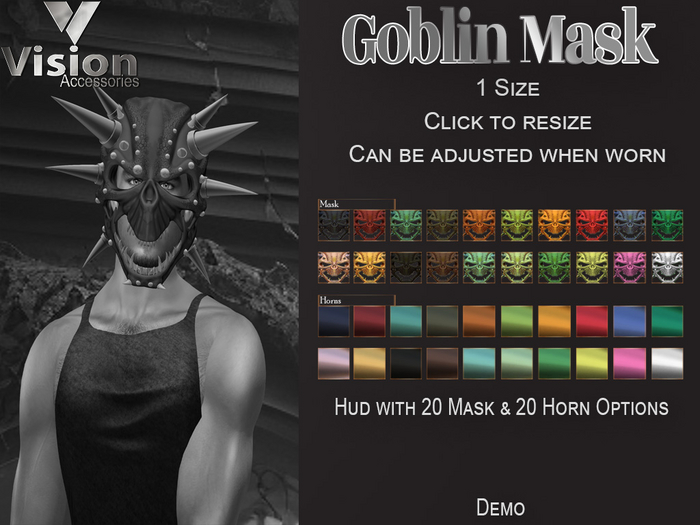Vision Goblin Mask Demo