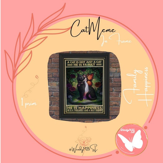 Wendy1435SL - CatMeme In Frame - Family Happiness