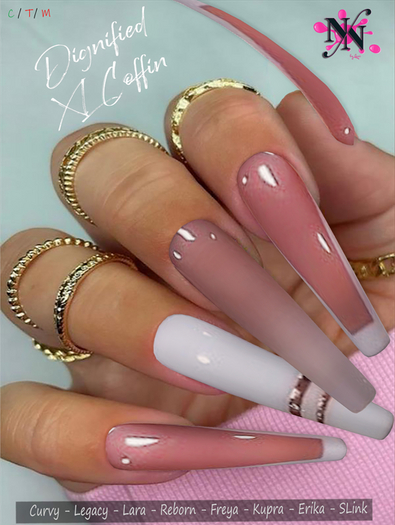 ::NN:: Dignified XL Coffin Nails  