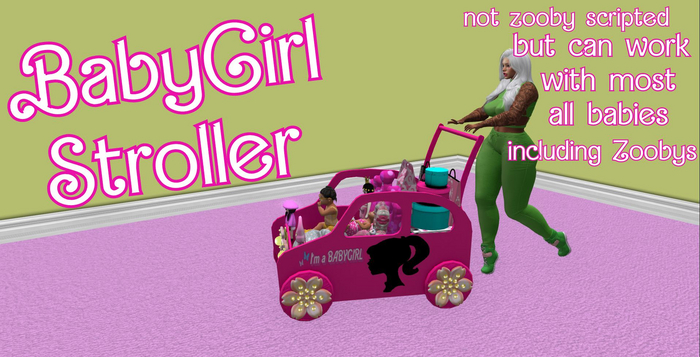 MERCI~BABYGIRL SHOPPING STROLLER