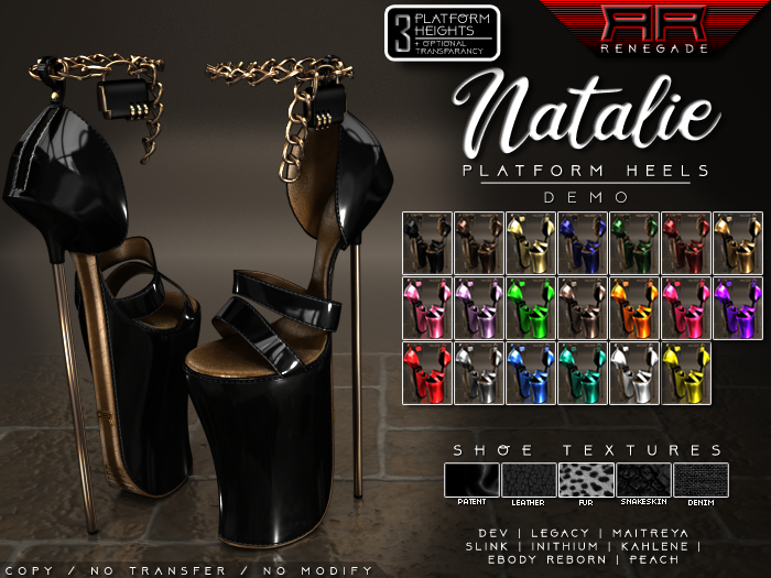 [Renegade] Natalie Platform Heels - Demo