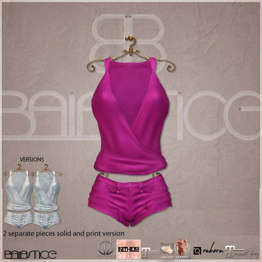Baiastice_Positano Set-Fuchsia