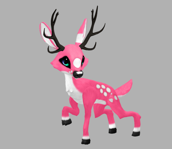 PASSION AURORA MALE ELK FAWN LOG. BREEDABLE! NO FOOD NECESSARY! MAKE MONEY!