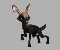 MOUSSE FIRE AND ICE FEMALE (DUO LIGHTS DNA) FAWN LOG. BREEDABLE! NO FOOD NECESSARY! MAKE MONEY!