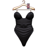 FRANSELA: "Talluna" Bodysuit Black