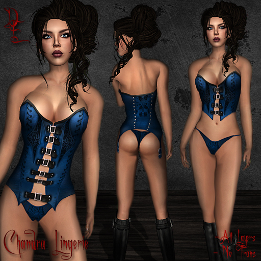 *DE Designs* Chandra Lingerie - Blue