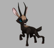 MOUSSE TEARDROP MALE ANTELOPE FAWN LOG. BREEDABLE! NO FOOD NECESSARY! MAKE MONEY!