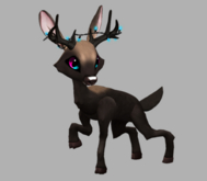 MOUSSE GENSA MALE BLUE LIGHTS FAWN LOG. BREEDABLE! NO FOOD NECESSARY! MAKE MONEY!