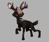 MOUSSE BUBBLEGUM MALE PINK LIGHTS FAWN LOG. BREEDABLE! NO FOOD NECESSARY! MAKE MONEY!