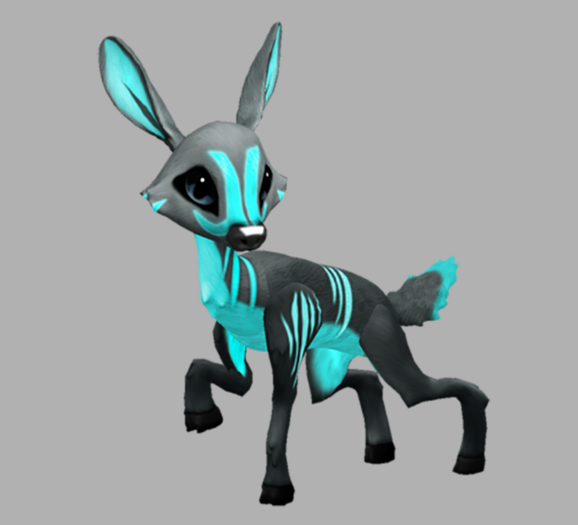 INSIGNIS SLATE FEMALE (ANTELOPE DNA) FAWN LOG. BREEDABLE! NO FOOD NECESSARY! MAKE MONEY!