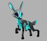 INSIGNIS VIOLET FEMALE (ANTELOPE DNA) FAWN LOG. BREEDABLE! NO FOOD NECESSARY! MAKE MONEY!